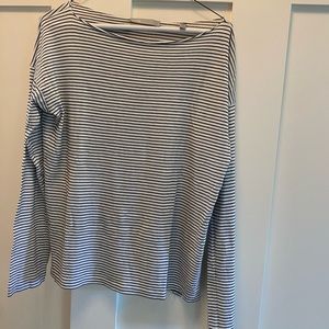 Vince long sleeve striped top